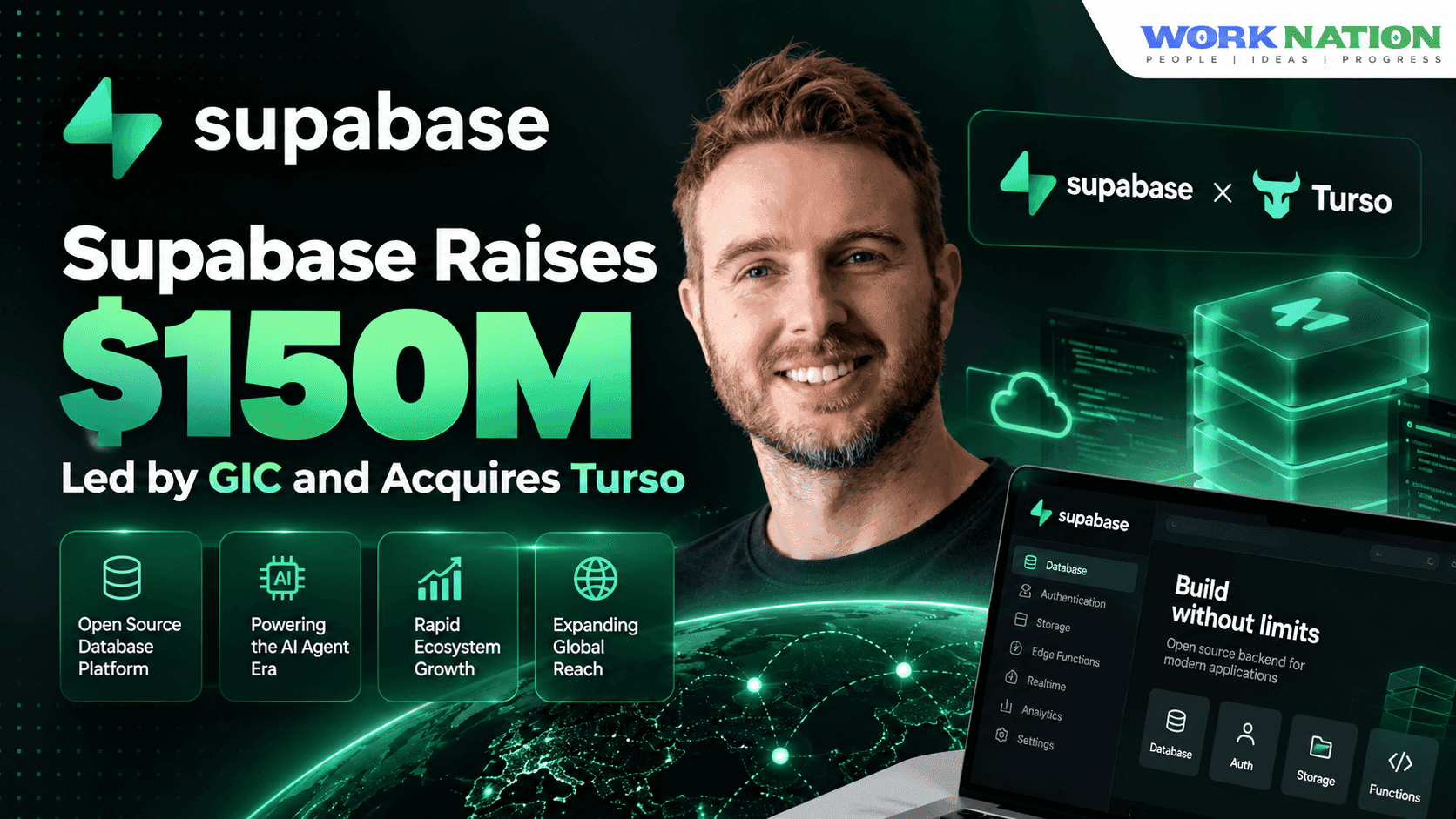 Supabase Raises $150M as AI Agents Drive Explosive Database Growth