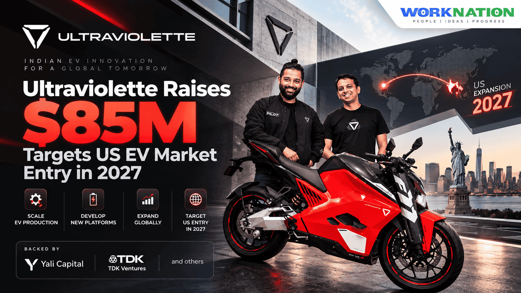 Ultraviolette Raises $85M to Scale Electric Motorcycles and Target US Expansion