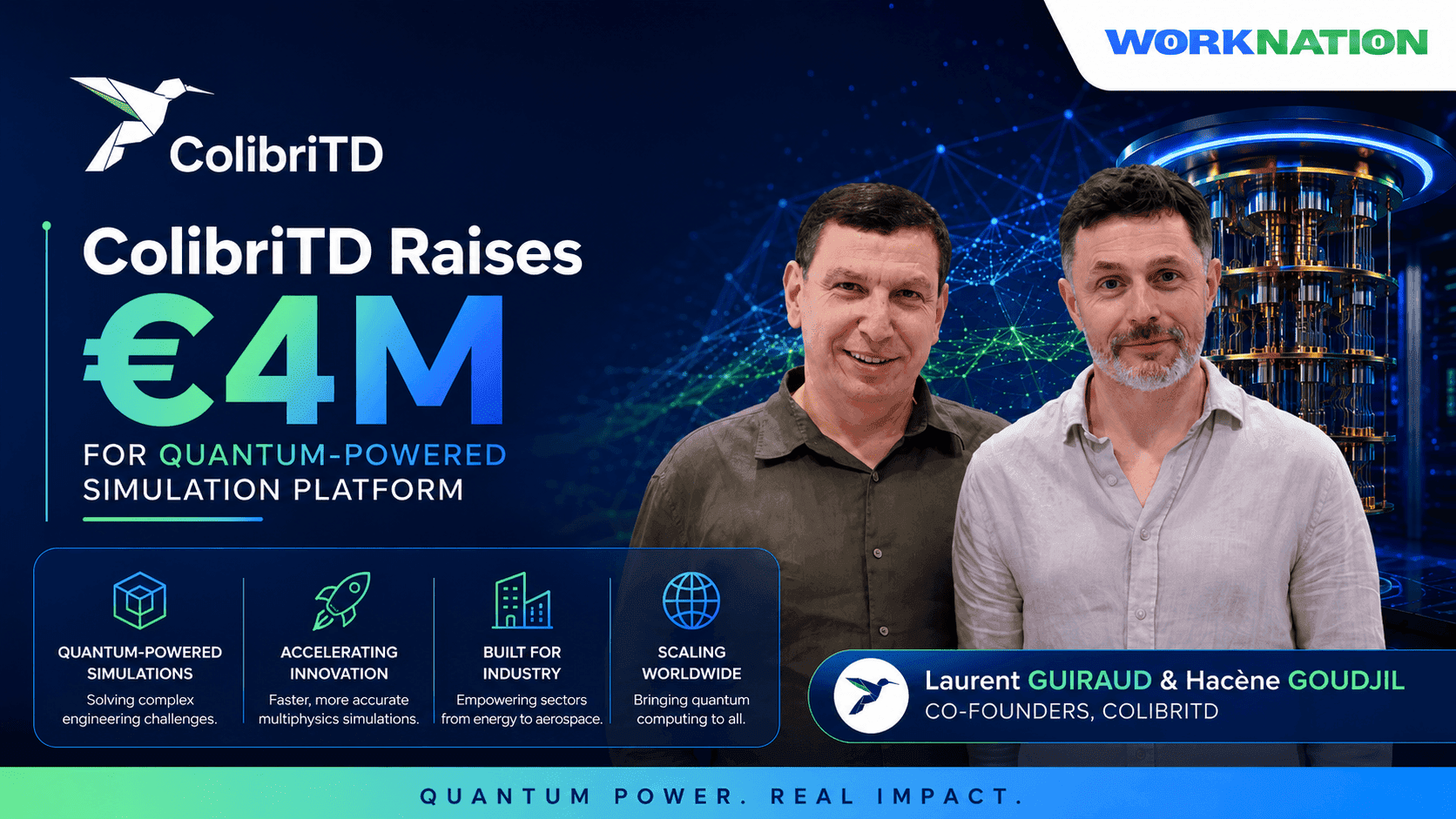 ColibriTD Raises €4M to Scale Quantum-Powered Simulation Platform