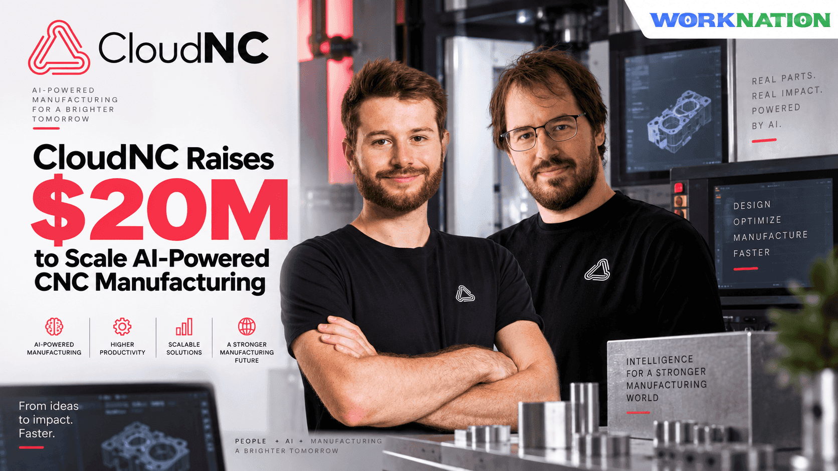 CloudNC Raises $20M to Scale AI-Powered CNC Manufacturing Software