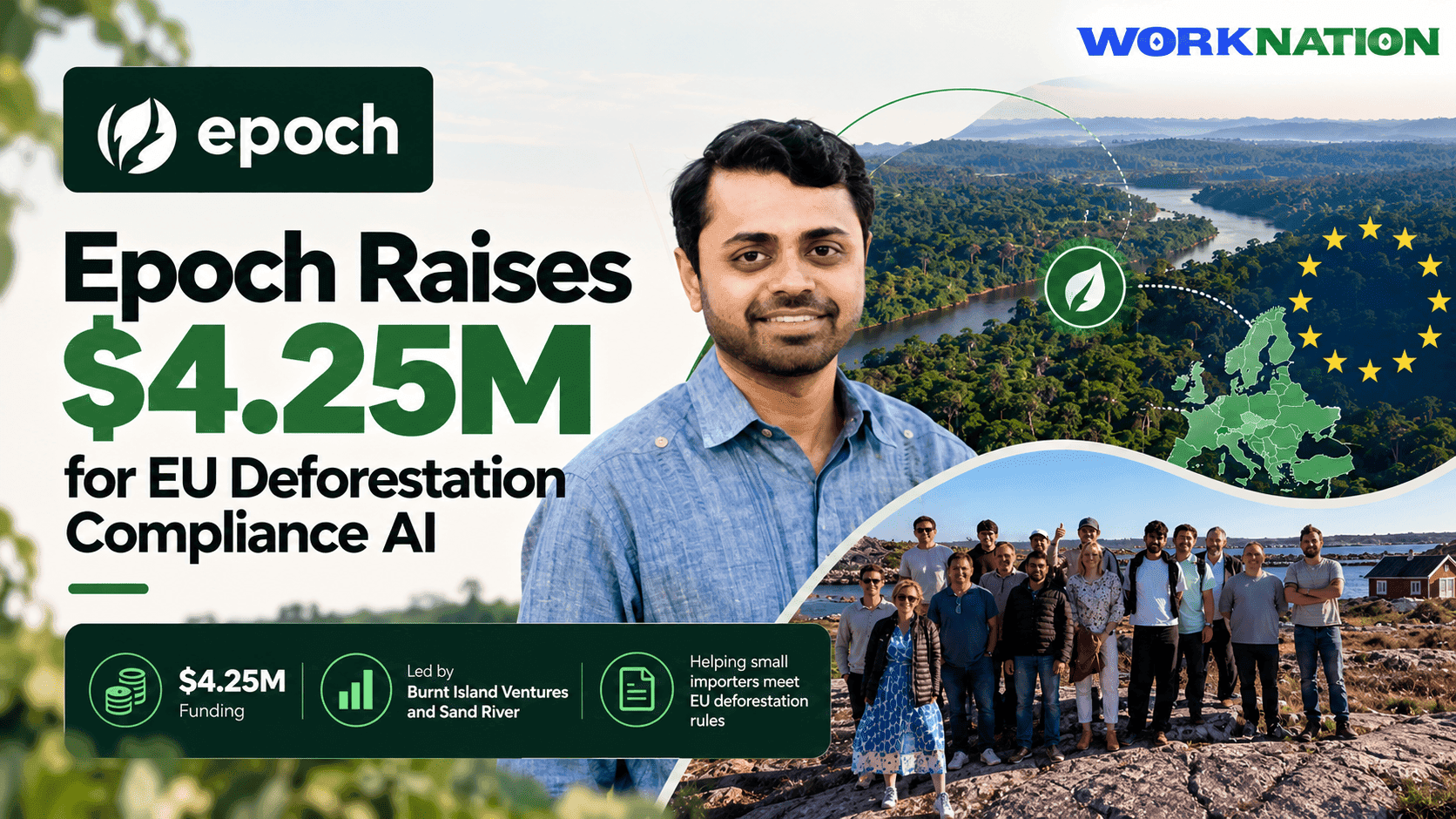Epoch Raises $4.25M to Help Small Importers Meet EU Deforestation Rules