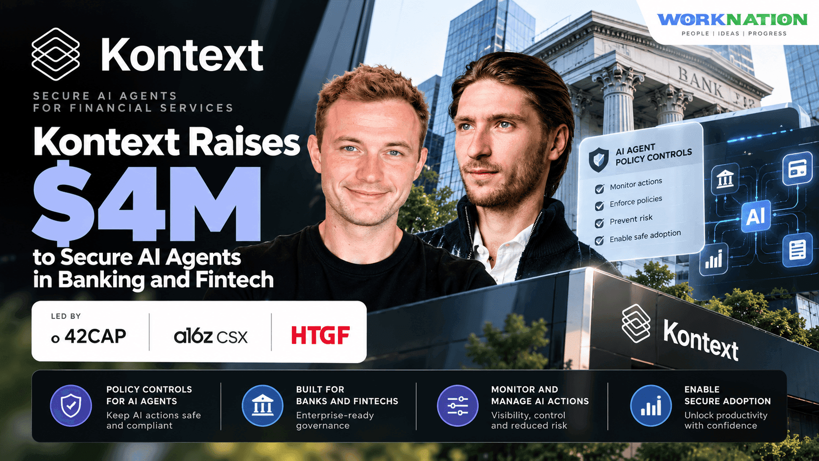 Kontext Raises $4M to Put Guardrails on AI Agents for Banks and Fintechs