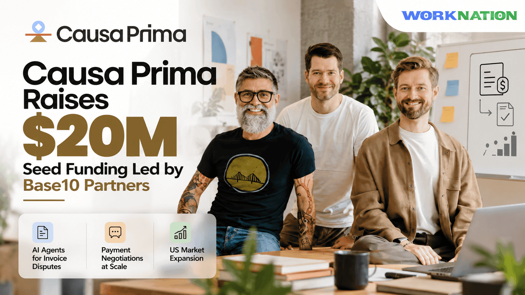 Causa Prima Raises $20M Seed Round Led by Base10 Partners