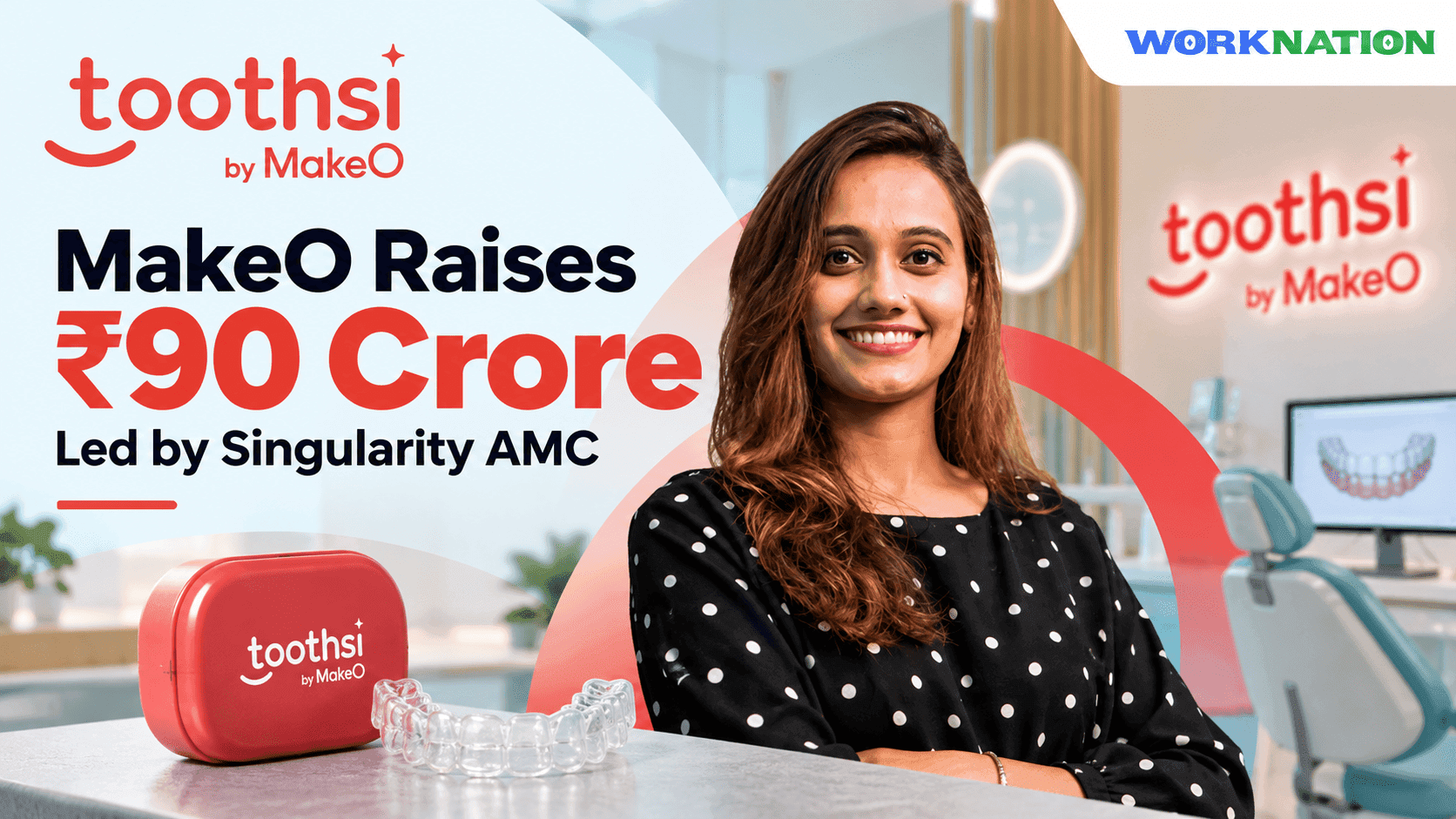 Toothsi Parent MakeO Raises ₹90 Crore Led by Singularity AMC