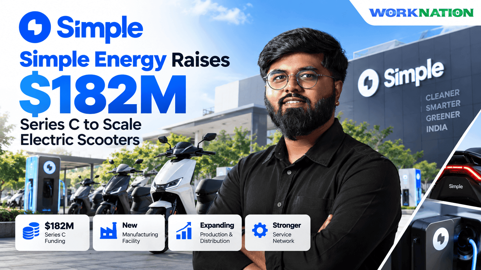 Simple Energy Raises $182M Series C to Scale Electric Two-Wheeler Manufacturing