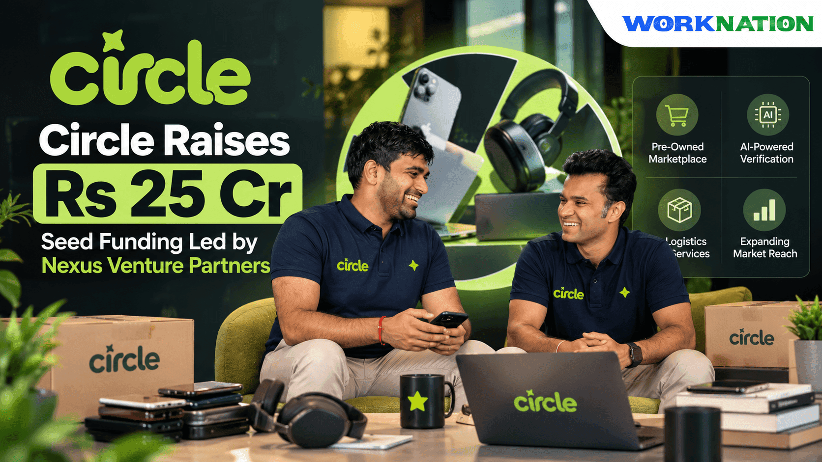 Circle Raises Rs 25 Cr Seed Funding Led by Nexus Venture Partners