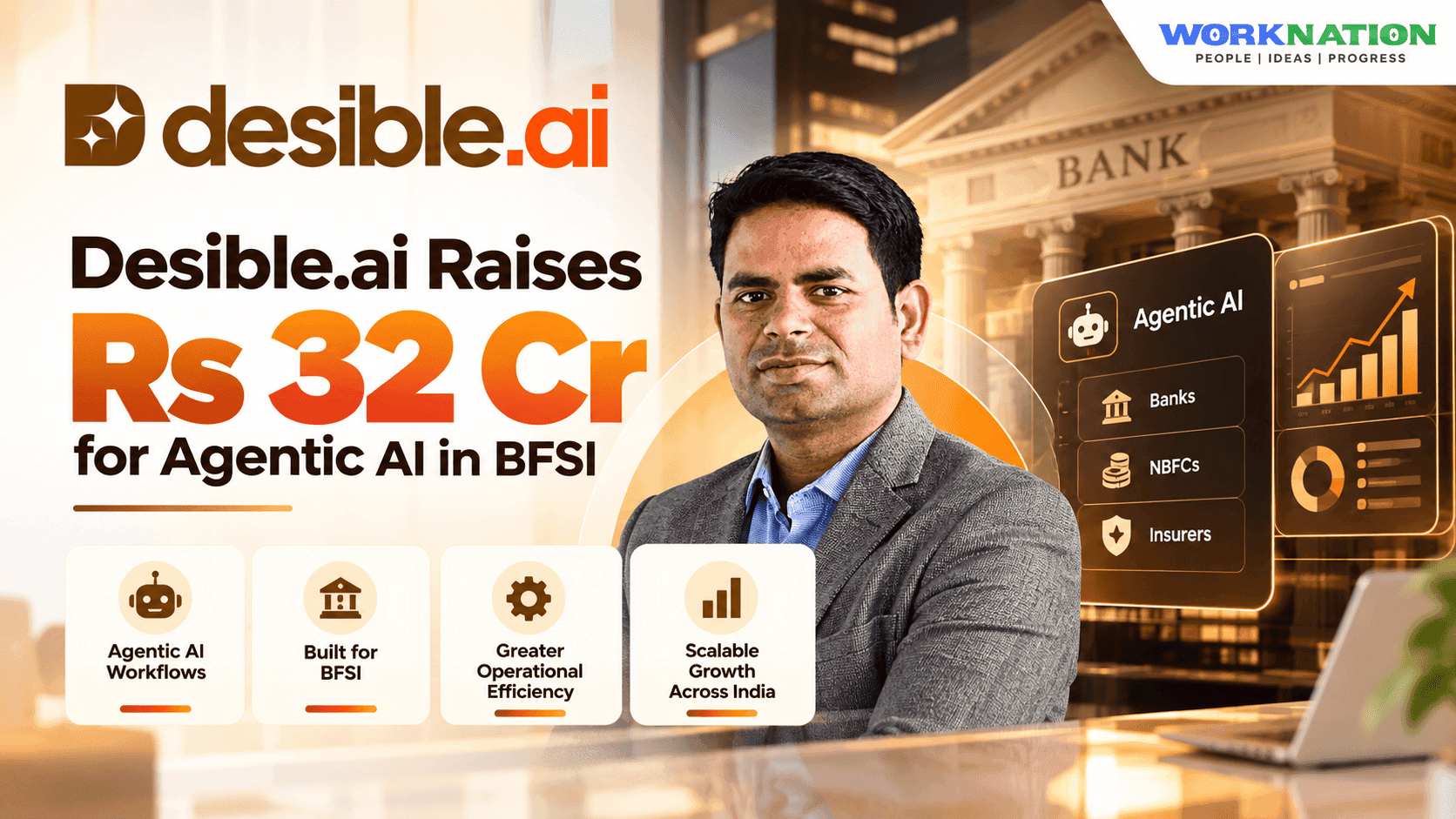 Desible.ai Raises Rs 32 Cr to Scale Agentic AI for BFSI