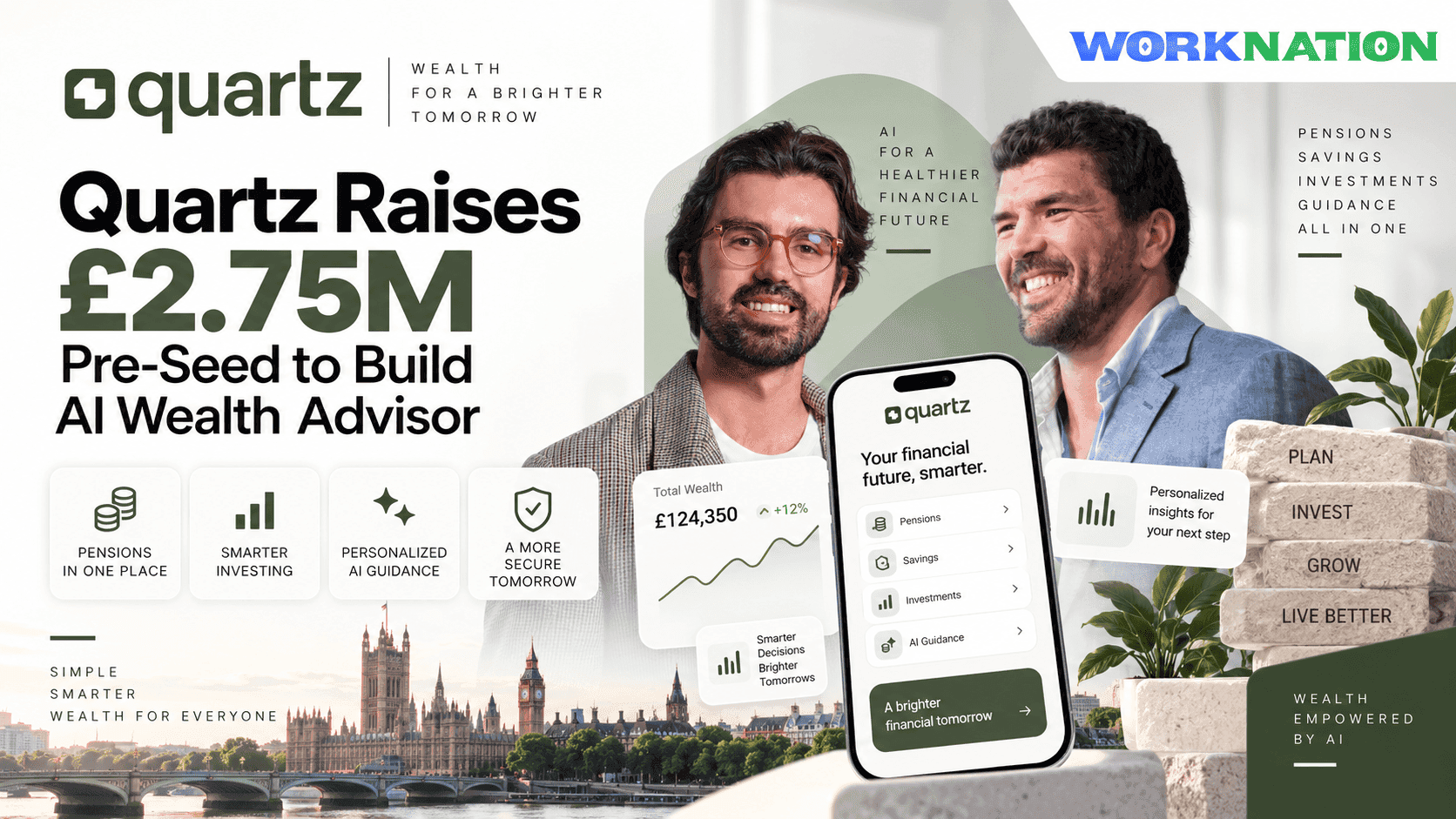Quartz Raises £2.75M Pre-Seed to Build AI Wealth Advisor for Consumers