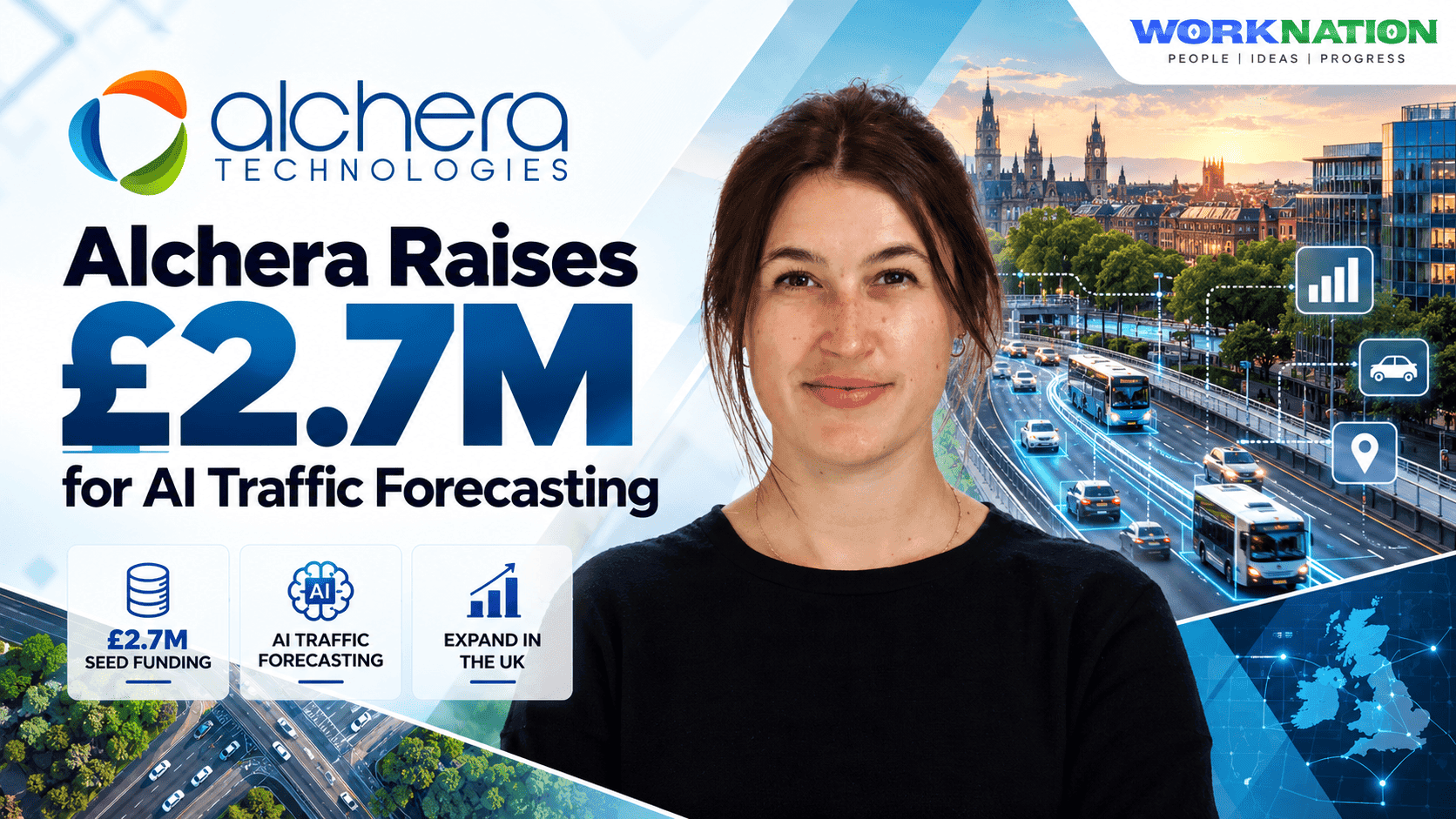 Maven Leads £2M Investment in Alchera’s £2.7M Seed Round for AI Traffic Forecasting