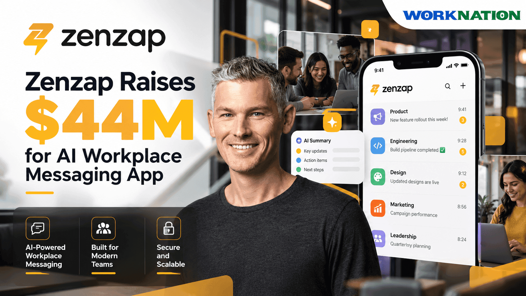 Zenzap Raises $44M to Replace WhatsApp for Workplace Communication