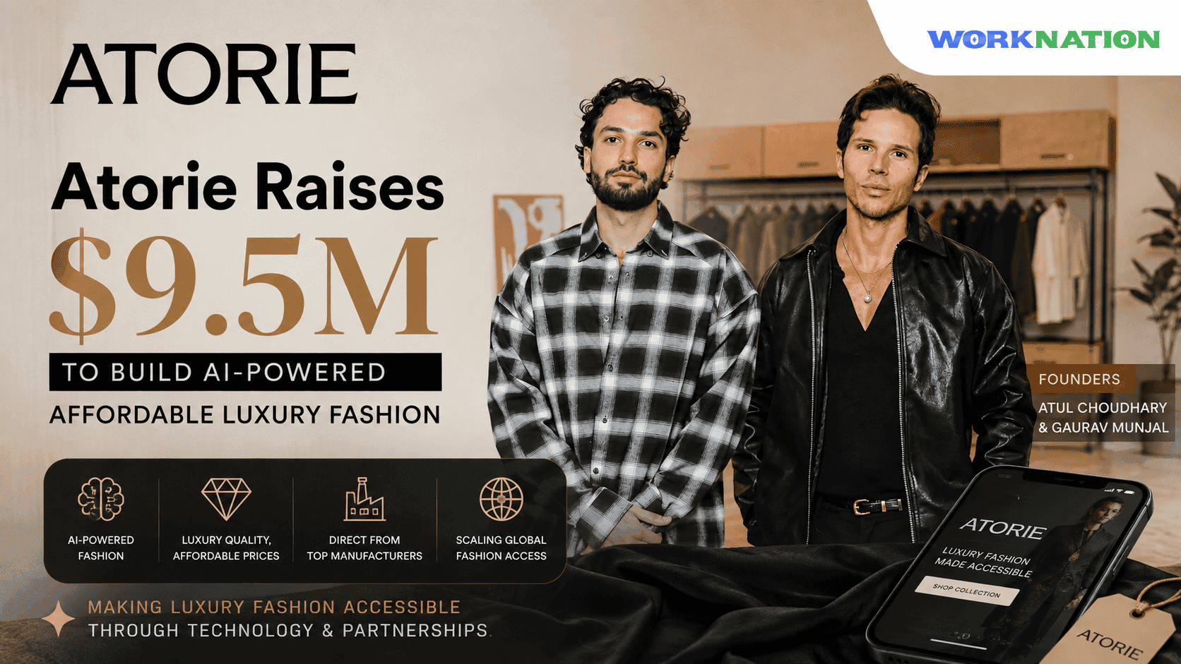 Atorie Raises $9.5M to Make Luxury Fashion More Affordable With AI