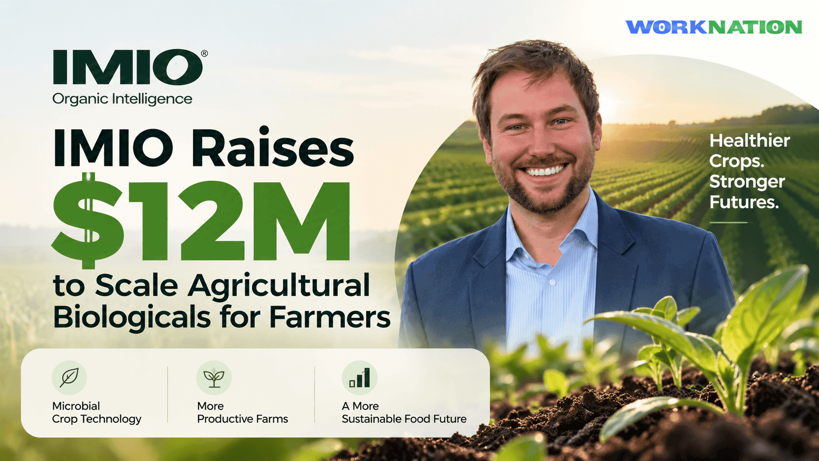 IMIO Raises $12M from Sofinnova and Chipotle’s Cultivate Next to Scale Agricultural Biologicals