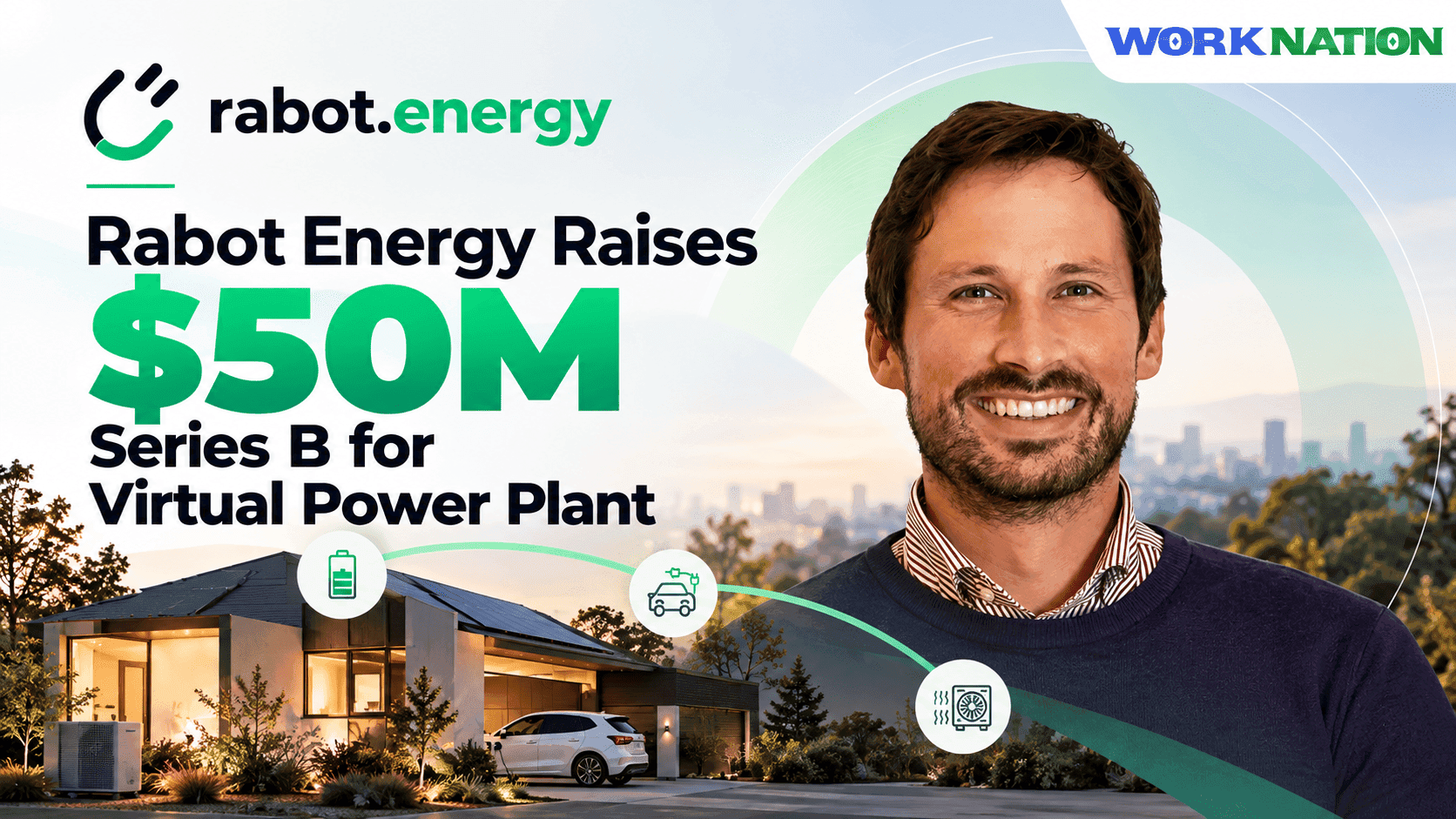 Rabot Energy Raises $50M Series B to Build a Virtual Power Plant