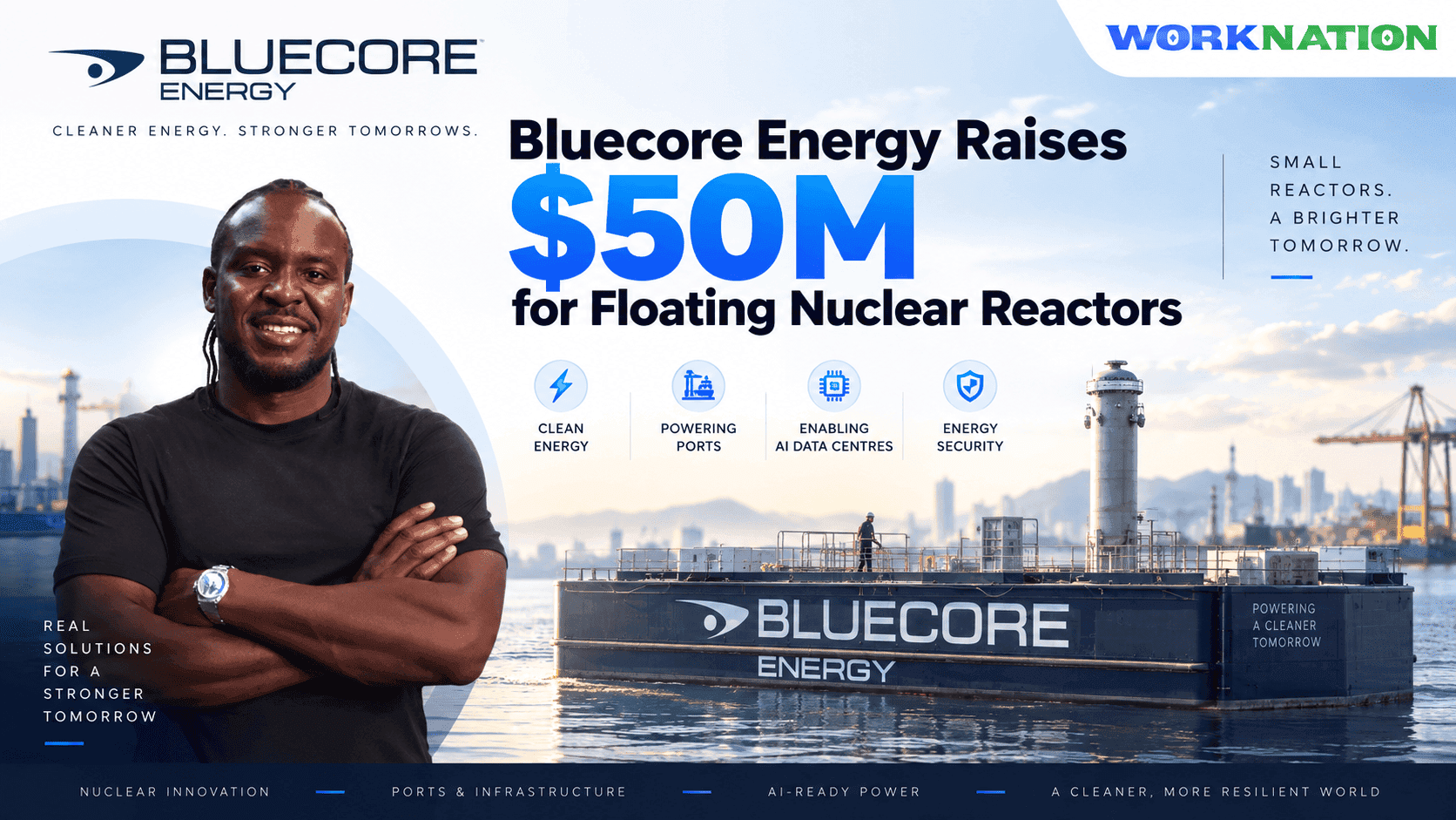 Bluecore Energy Raises $50M Seed to Develop Floating Nuclear Power Systems