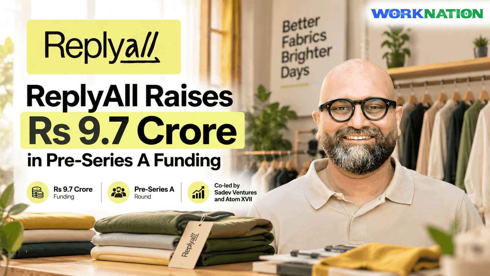 ReplyAll Raises Rs 9.7 Crore to Expand D2C Apparel and Fabric Innovation