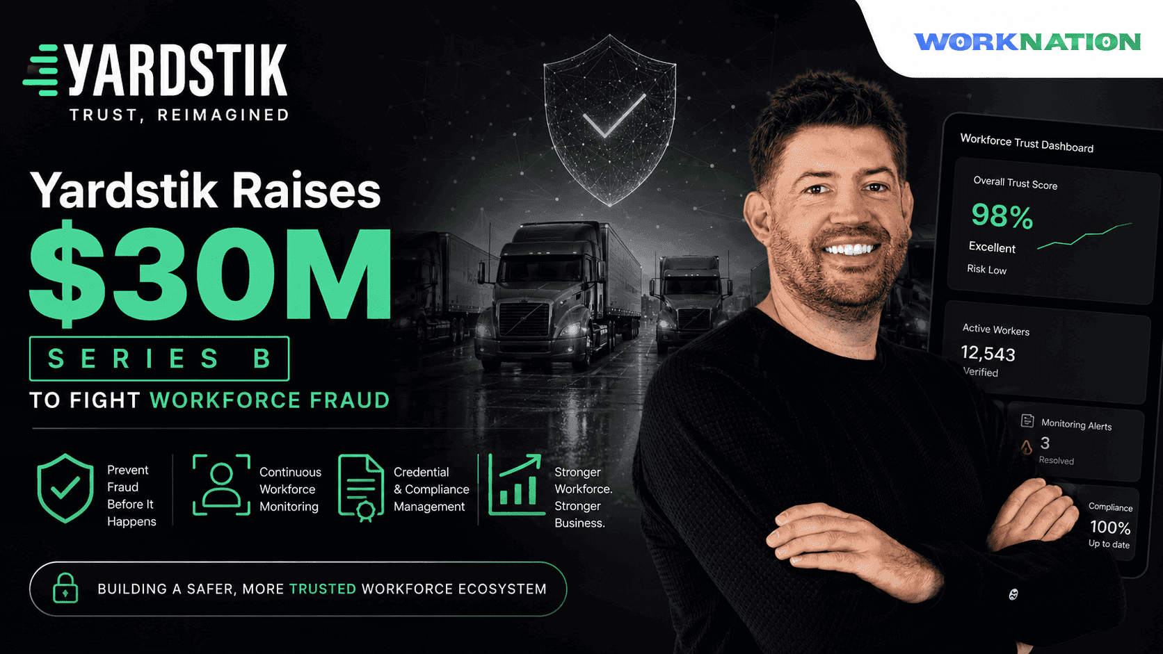 Yardstik Raises $30M Series B to Combat Workforce Fraud