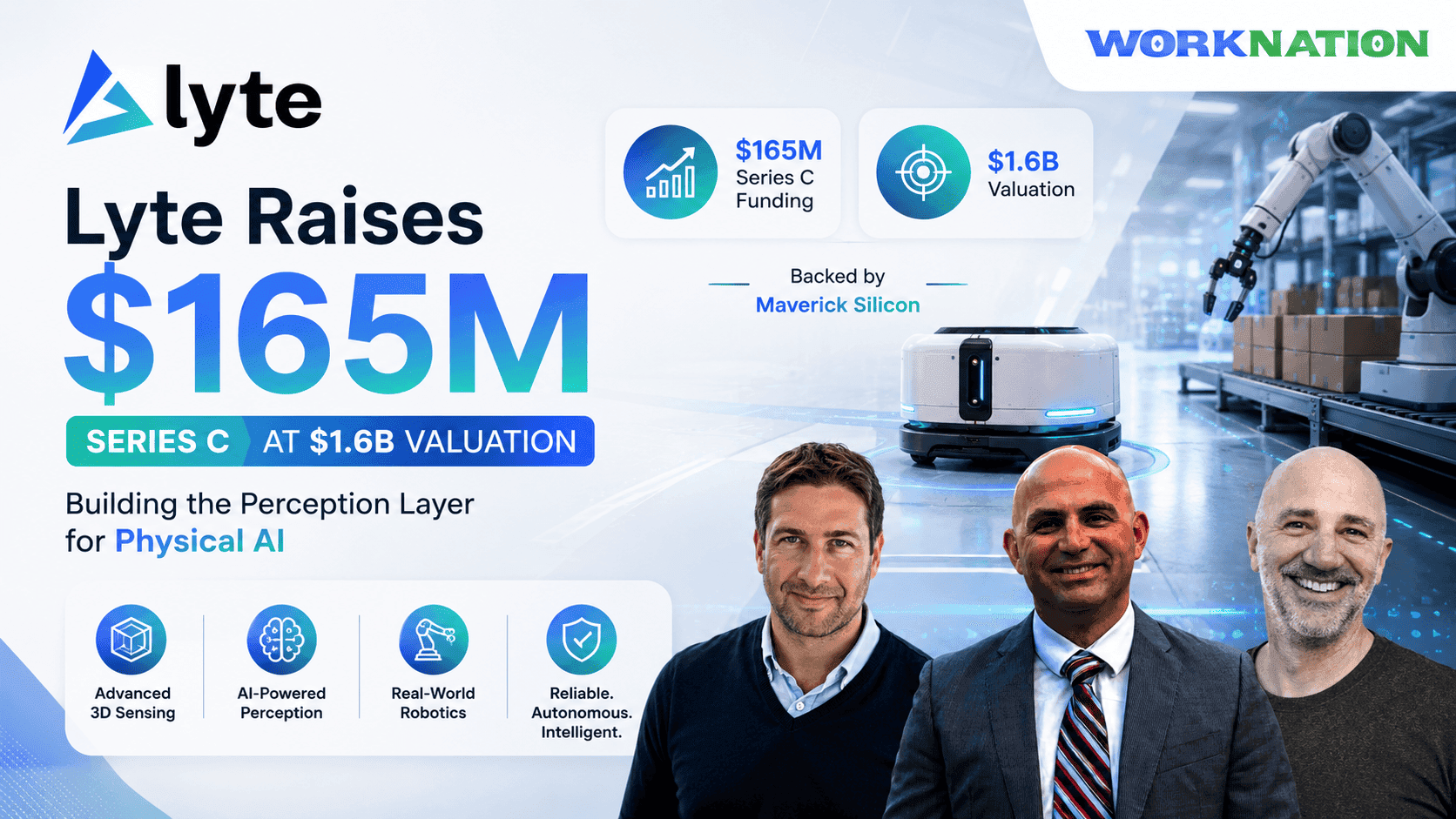 Lyte Raises $165M Series C at $1.6B Valuation to Power the Next Generation of Robots