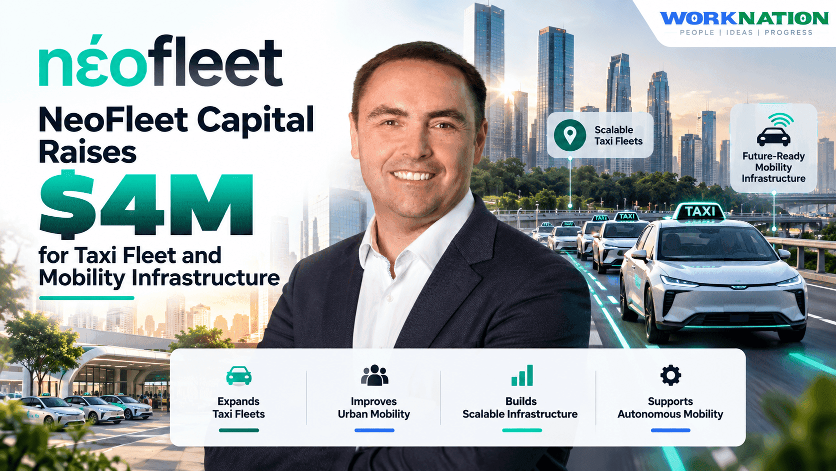 NeoFleet Capital Raises $4M to Scale Professional Taxi Fleets