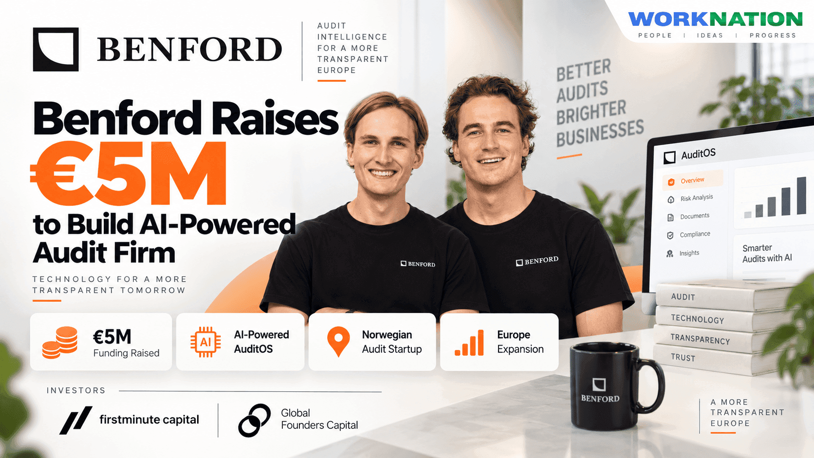 Benford Raises €5M to Build an AI-Native Audit Firm