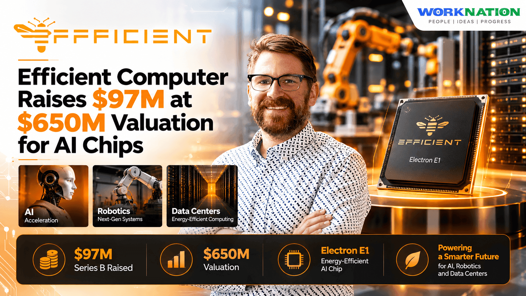 Efficient Computer Raises $97M at $650M Valuation to Build More Energy-Efficient AI Chips