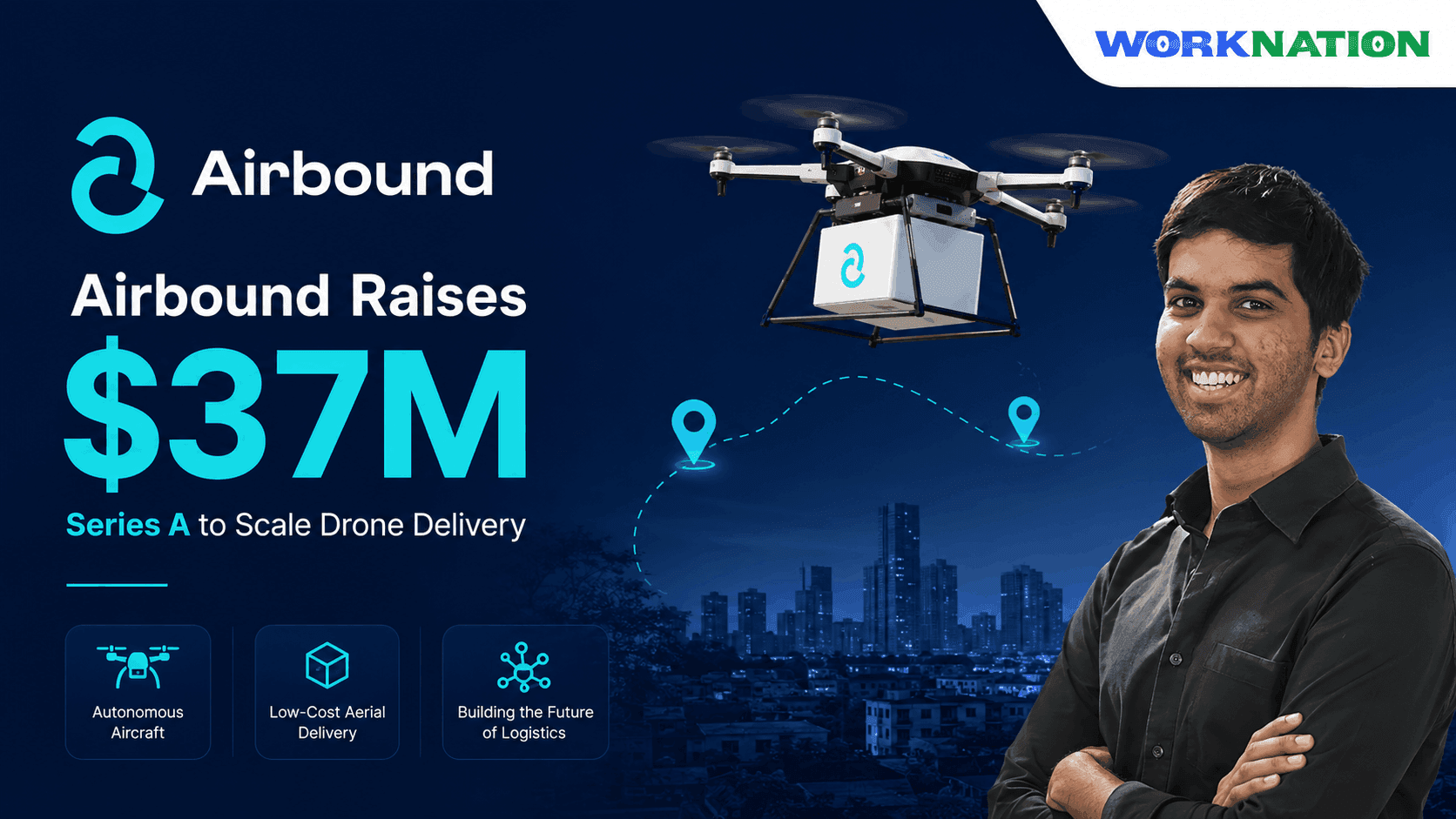 Airbound Raises $37M Series A to Build Low-Cost Drone Delivery Network