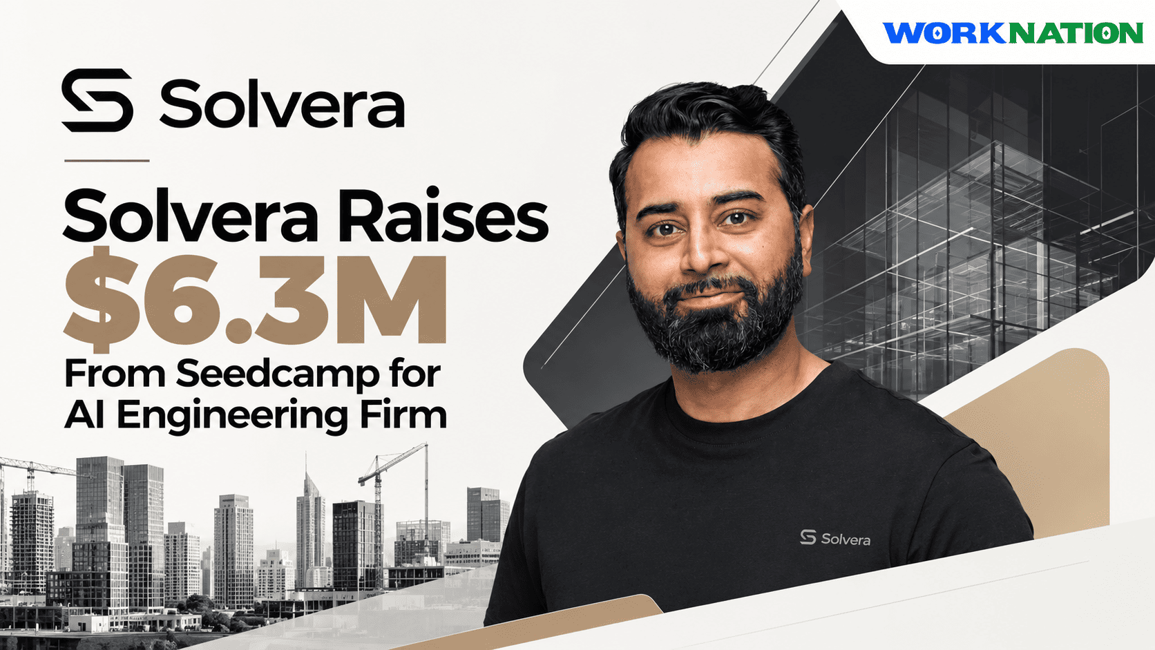 Solvera Raises $6.3M Pre-Seed From Seedcamp to Build an AI Engineering Firm