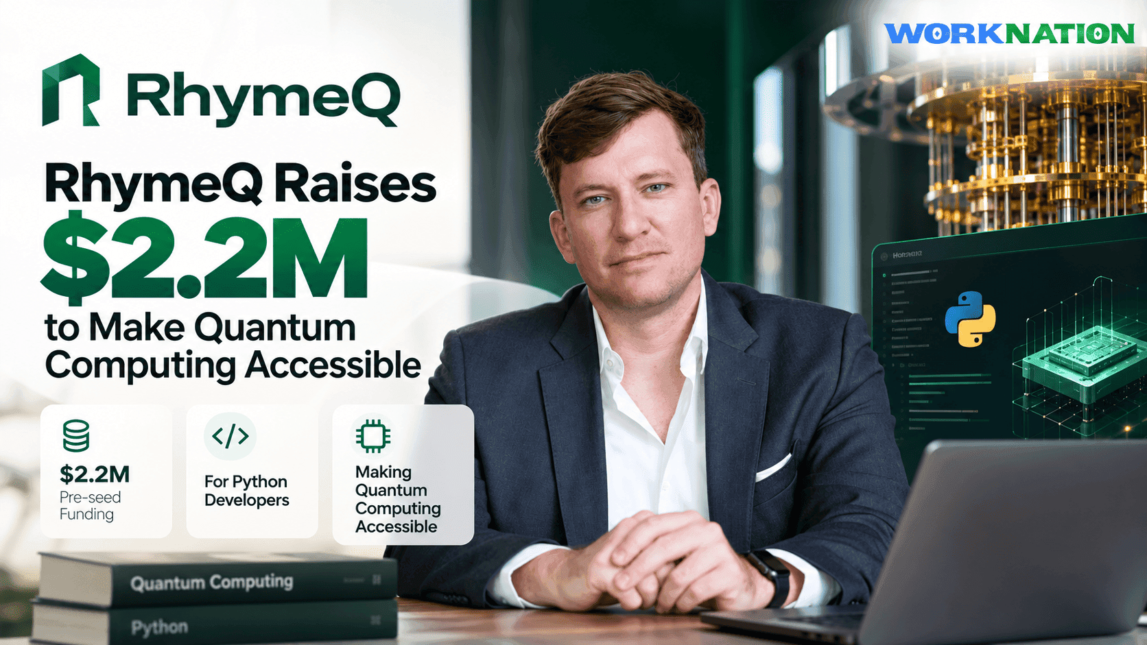 RhymeQ Raises $2.2 Million Pre-Seed Funding to Make Quantum Computing Accessible to Python Developers