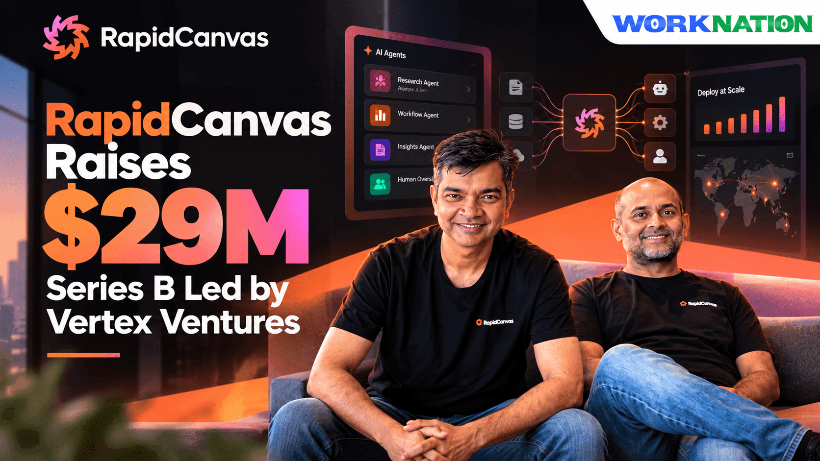 RapidCanvas Raises $29 Million Series B Led by Vertex Ventures