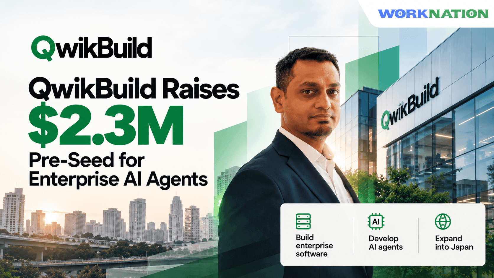 QwikBuild Raises $2.3M Pre-Seed to Build Enterprise Software with AI Agents