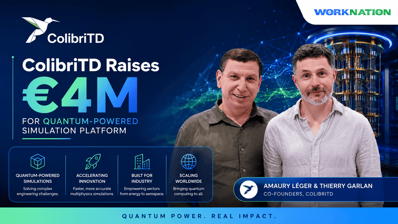 ColibriTD Raises €4M to Scale Quantum-Powered Simulation Platform