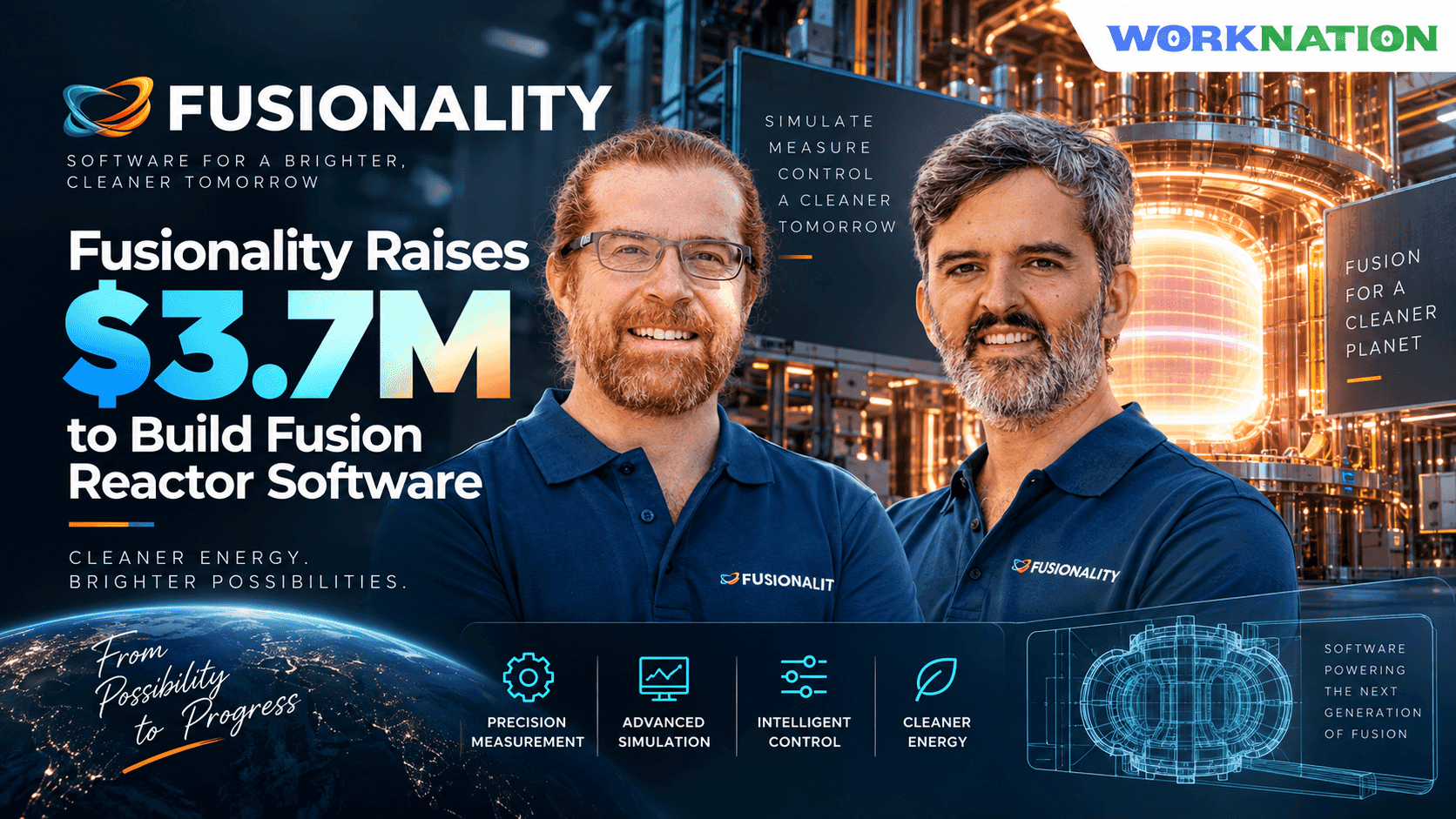 Fusionality Raises $3.7M to Build the Software Backbone for Fusion Reactors