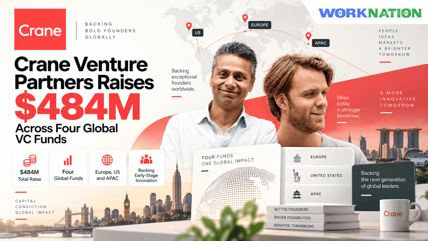 Crane Venture Partners Raises $484M Across Four Funds to Back Global Seed-Stage Startups