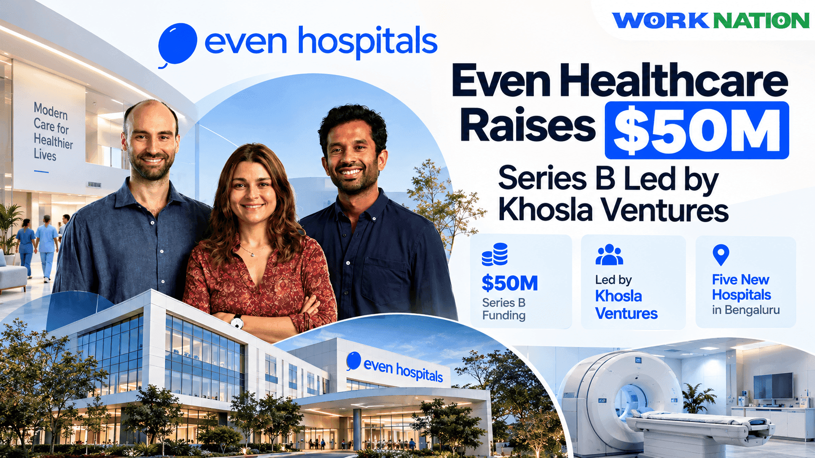 Even Healthcare Raises $50M Series B Led by Khosla Ventures to Expand Hospitals