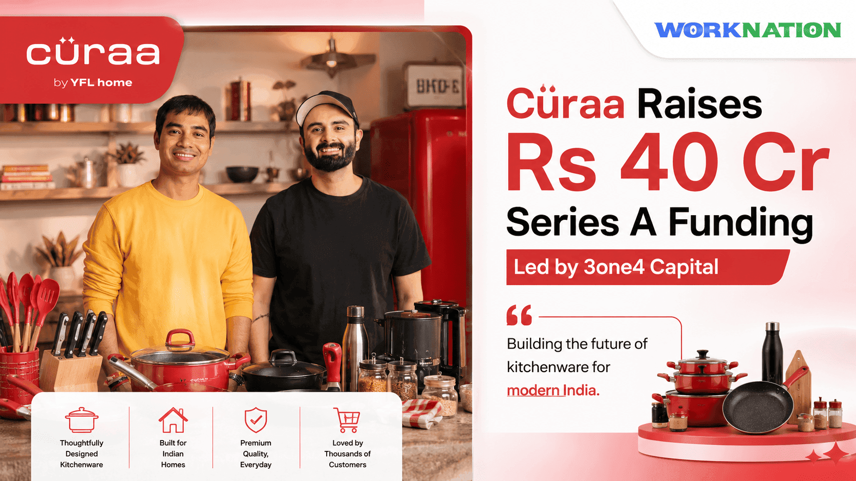 Cüraa Raises Rs 40 Cr Series A to Scale Kitchen & Lifestyle Brand