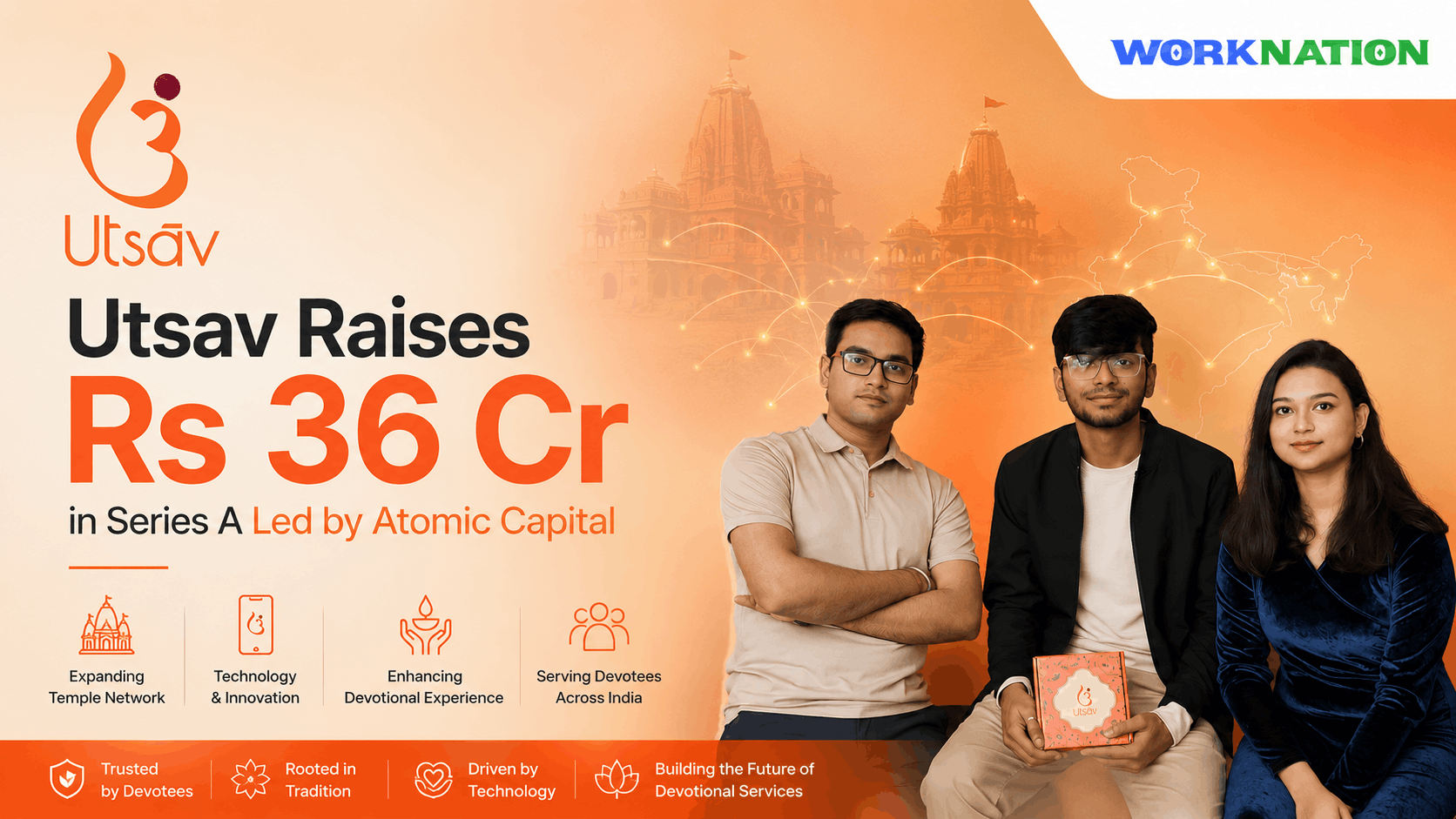 Utsav Raises Rs 36 Cr in Series A Led by Atomic Capital