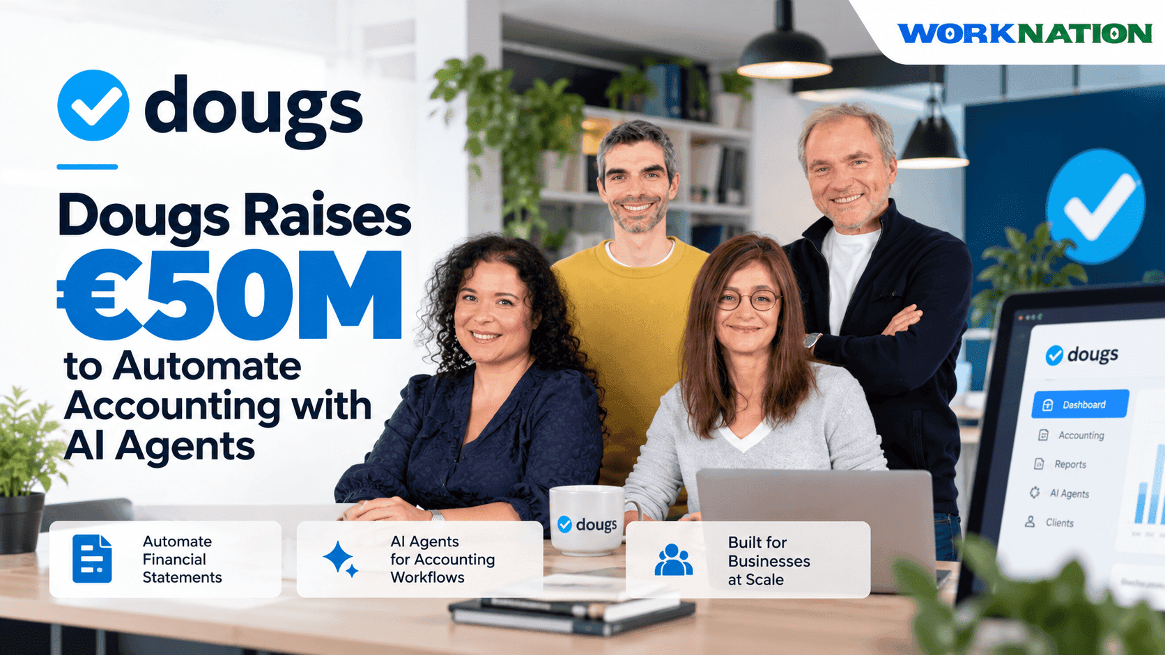 Dougs Raises €50M from Expedition Growth Capital to Automate Accounting with AI