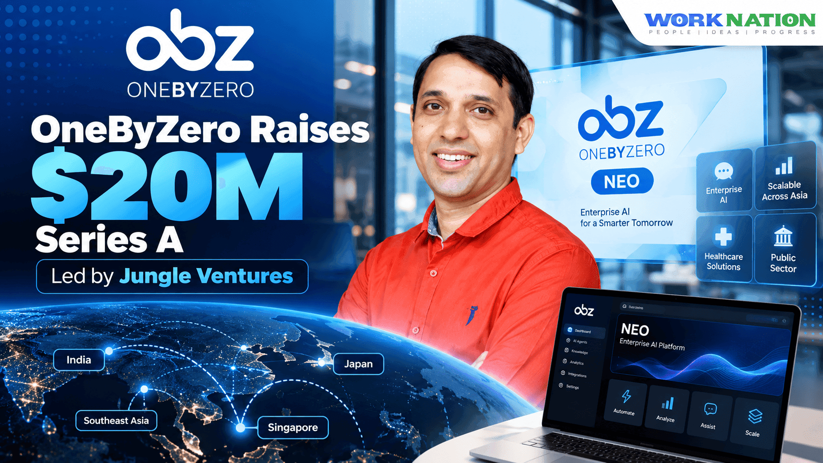 OneByZero Raises $20M Series A to Expand Enterprise AI Across Asia