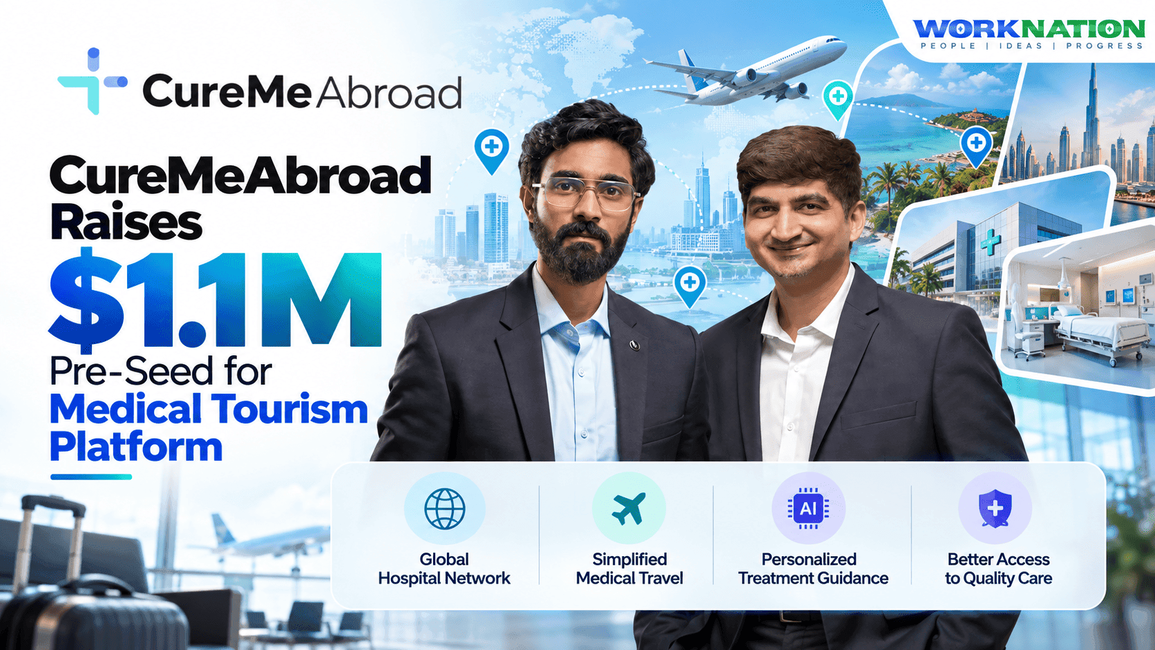 CureMeAbroad Raises $1.1M Pre-Seed to Expand Medical Tourism Platform