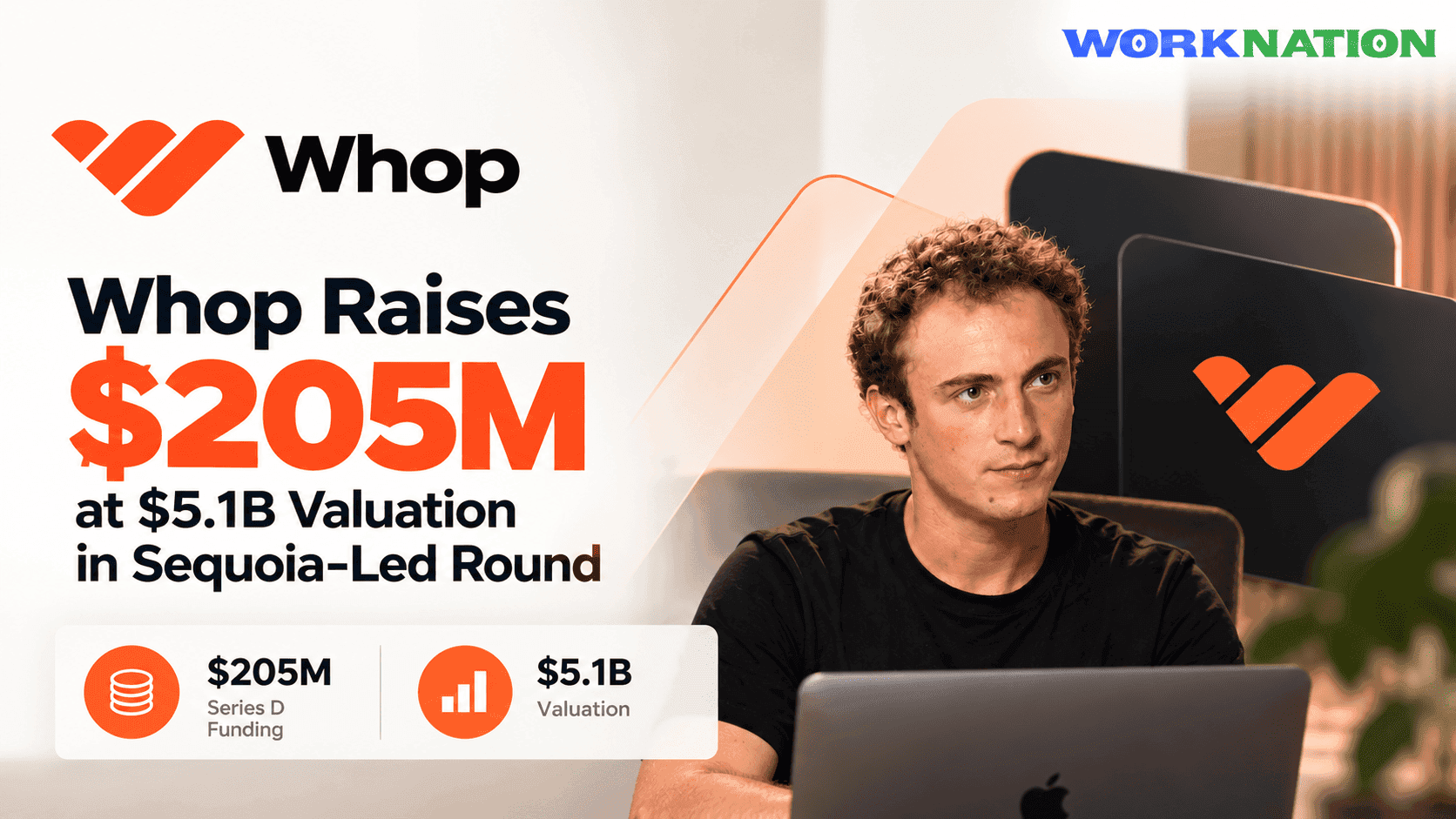 Whop Raises $205 Million Series D at $5.1 Billion Valuation Led by Sequoia Capital