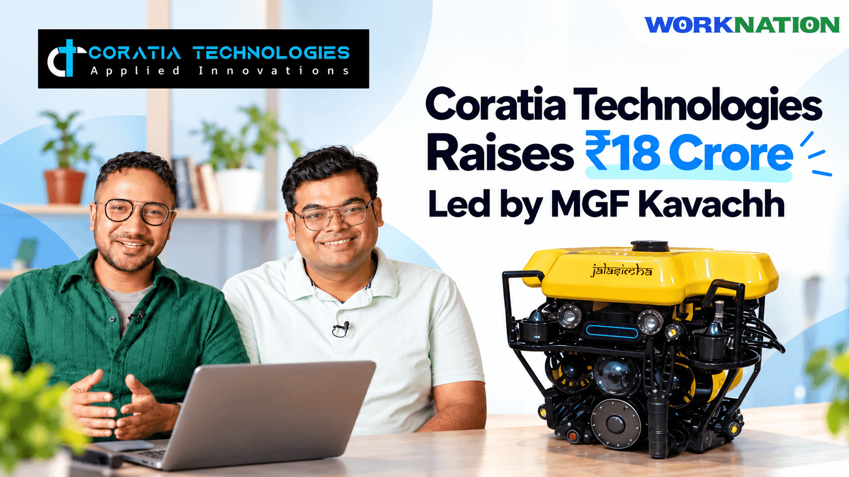 Coratia Technologies Raises ₹18 Crore to Scale Underwater Robotics