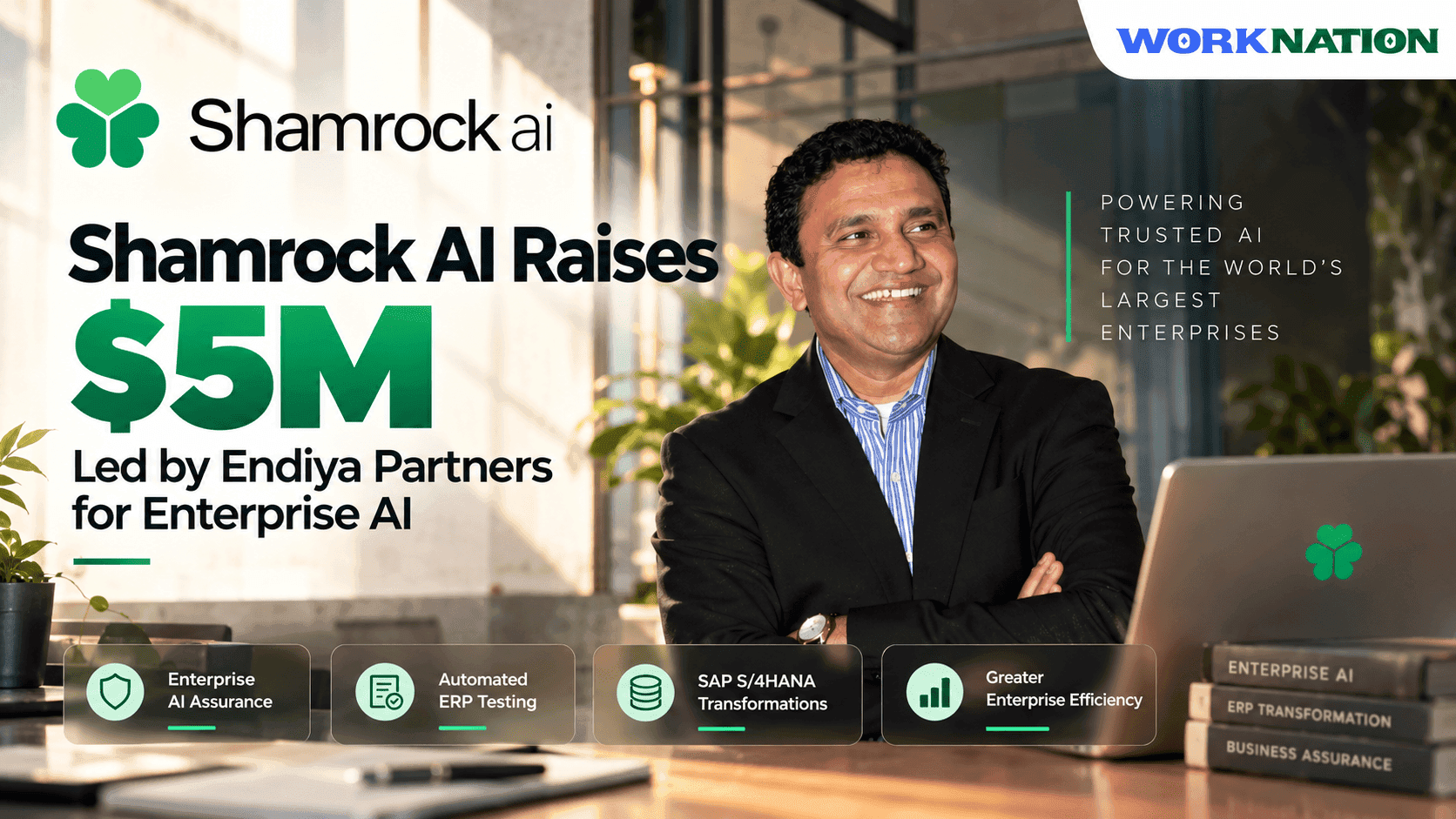 Shamrock AI Raises $5M Seed Round Led by Endiya Partners