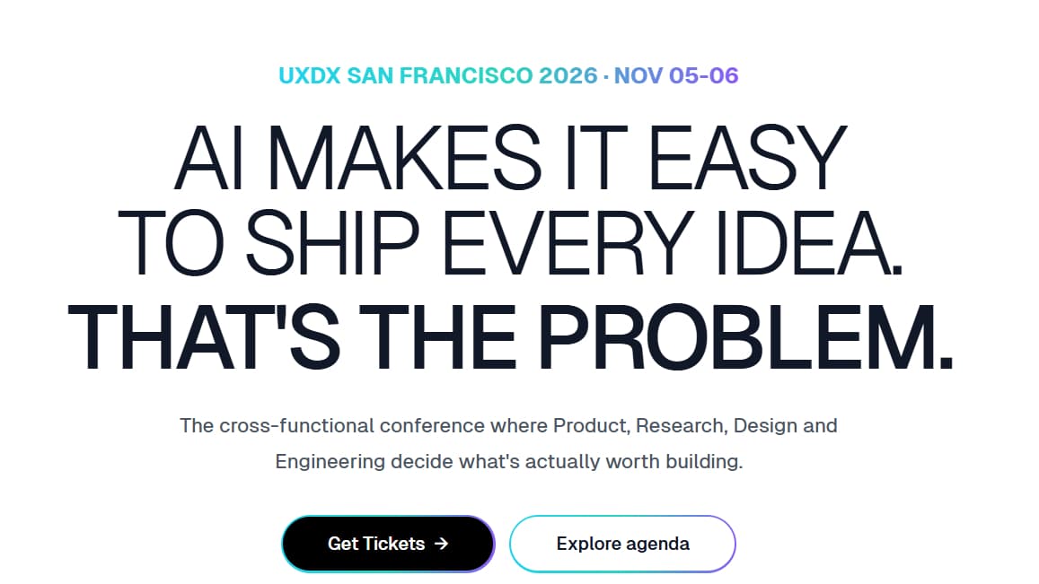 UXDX San Francisco 2026