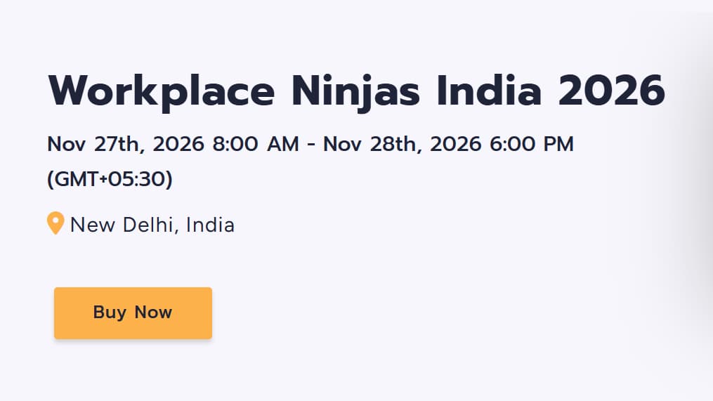 Workplace Ninjas India 2026